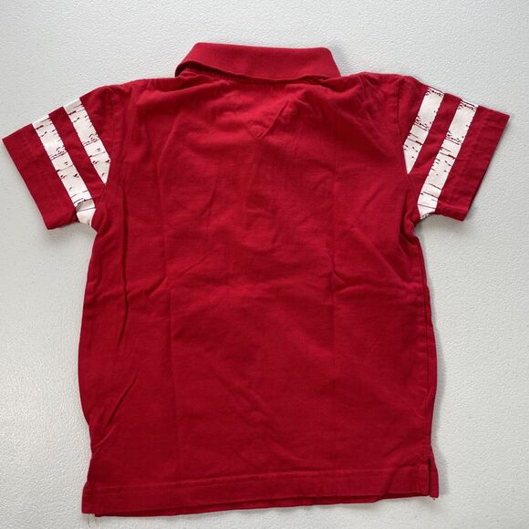 Lot of 3 Boys 6 (S) Short Sleeve Tee T Shirt Polo Assorted Brands White Blue Red - Picture 10 of 10